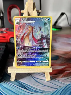 Pokemon Card Milotic TG02/TG30 Silver Tempest Full Art Character Holo Rare - Image 1