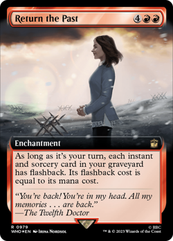 Return the Past (Extended Art) (Surge Foil) [Doctor Who] Foil Near Mint - Image 1