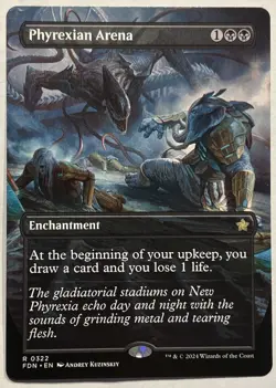 MTG Phyrexian Arena (Borderless)-Foundations NM-M - Image 1
