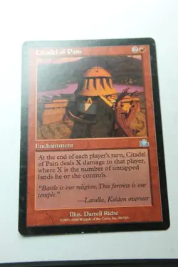 MTG Citadel of Pain x1- -Prophecy-Lightly Played - Image 1