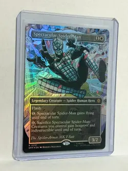 MTG Spectacular Spider-Man 237 Rare Textured Foil Borderless Marvel Spider-Man - Image 2