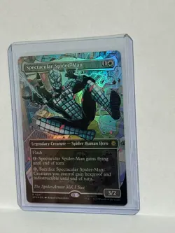 MTG Spectacular Spider-Man 237 Rare Textured Foil Borderless Marvel Spider-Man - Image 3