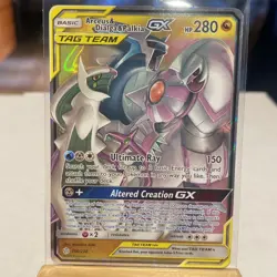 Arceus & Dialga & Palkia GX 156/236 2019 Pokemon TCG Cosmic Eclipse Ultra Rare - Image 2