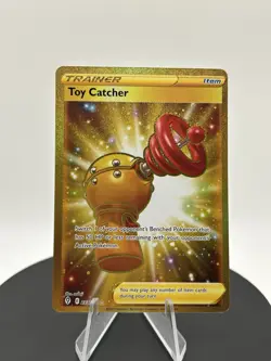 Pokemon TCG 2021 Toy Catcher 233/203 SWSH Evolving Skies Gol - Image 1