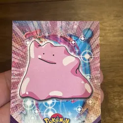 2000 Topps Pokemon Series 3 #132 Ditto TV Animation Blue Logo Non Holo Vintage - Image 2