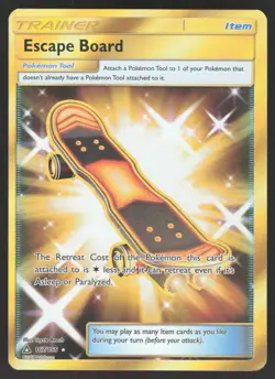 Escape Board 167/156 Secret Rare Pokemon TCG Ultra Prism LP - Image 1