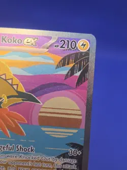 Pokemon SV04 Paradox Rift Tapu Koko ex 247/182 Special Illustration Rare NM - Image 4