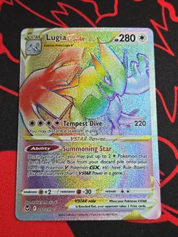 Lugia VSTAR Secret 202/195 Swsh12 Sword & Shield Silver Tempest Holo NM Pokemon - Image 1