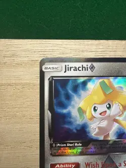 JIRACHI Prism Star #97/168 SM-Celestial Storm Holo - Pokemon TCG - Image 3