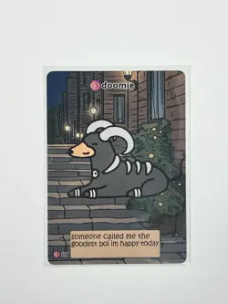 Pokiebubies - Doomie (Houndoom) - Non Holo - Pokemon Parody/Fan Art - Image 1