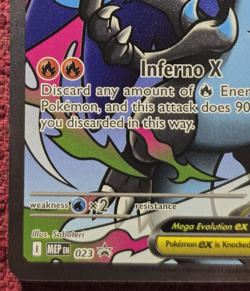 Mega Charizard X ex 023 - Holofoil ME - Mega Evolution Promos MINT Pokemon TGC - Image 5