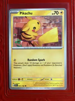 Pikachu - 051/162 Temporal Forces Reverse Holo Pokemon - Image 1