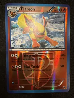 Pokemon Flareon Team Plasma 12/116 Plasma Freeze LP/NM Reverse Holo - Image 2