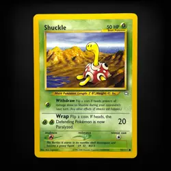Pokemon TCG Neo Genesis Shuckle #072/111 Common LP - Image 1