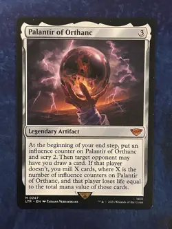 MTG Palantir of Orthanc Mythic #247 -Lord of the Rings: Tales of Middle-Earth LP - Image 1