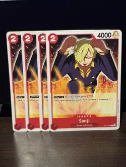 Sanji ST01-004 | ST01: Straw Hat Crew | One Piece TCG | Playset (x4) | ENG | NM - Image 1