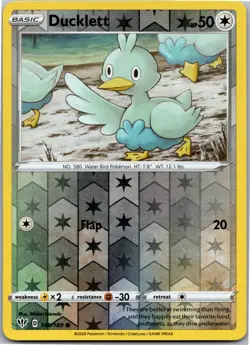 Ducklett - SWSH03: Darkness Ablaze 148/189 - Common - NM Pokemon TCG - Image 1