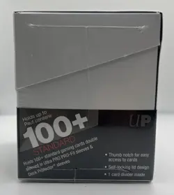 ULTRA PRO Deck Box ECLIPSE PRO-100+ ARCTIC WHITE with DIVIDER Card Storage Case - Image 4