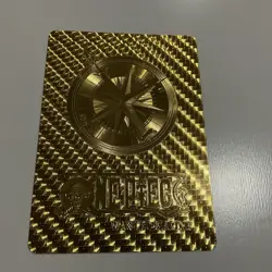 Brook The Skeleton One Piece Wanted Poster Gold Card Fan Art Display - Image 2