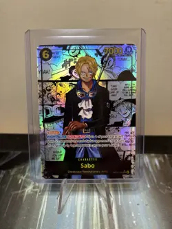 OP13-120 Sabo SEC Manga Rare (Super Alternate Art) One Piece Card Game English - Image 1