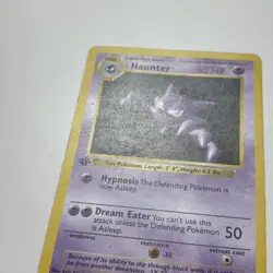 Haunter 29/102 1st Edition Shadowless Uncommom Pokemon TCG Card LP - Image 2
