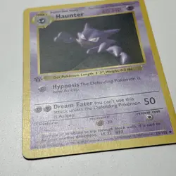 Haunter 29/102 1st Edition Shadowless Uncommom Pokemon TCG Card LP - Image 5