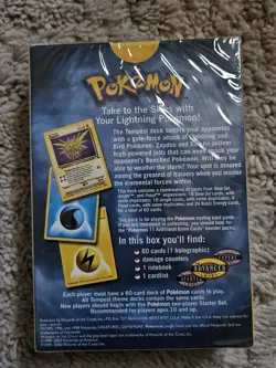 Vintage Pokemon Tempest Theme Deck Factory Sealed Brand New 2000 WOTC Nintendo - Image 2