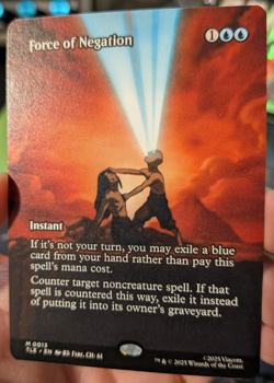 1x MTG: Force of Negation (Borderless) Avatar: The Last Airbender Reg 0013 NM x1 - Image 1