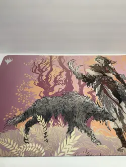 Innistrad Midnight Hunt Arlinn the Pack Leader Double-Sided Playmat MTG Rare GUC - Image 3