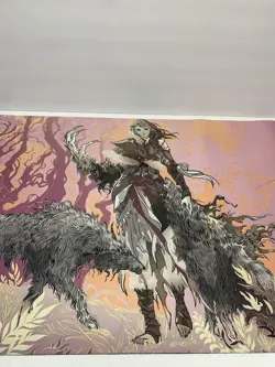 Innistrad Midnight Hunt Arlinn the Pack Leader Double-Sided Playmat MTG Rare GUC - Image 4