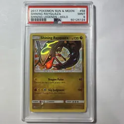 Shining Rayquaza Pokemon TCG Shining Legends Rare Holo 56/73 MINT PSA 9 - Image 1