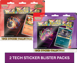 POKEMON ASCENDED HEROES TECH STICKER SET - 1 OF EACH PROMO - FACTORY SEALED - Image 1
