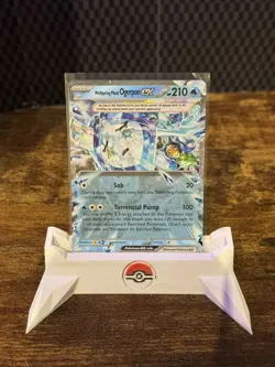 Pokemon TCG Prismatic Evolutions Wellspring Mask Ogerpon EX 027/131 Near Mint - Image 1