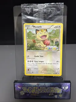 Pokemon Card Meowth 67/108 Build-a-Bear Workshop Stamped Promo SEALED - Image 1