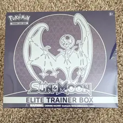 Pokemon TCG Sun & Moon Elite Trainer Box ETB Lunala Booster Sealed English - Image 1