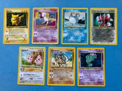 7 Different Pokemon Black Star Promos from the 1st Wizards Promo Set - LP/VLP/NM - Image 1