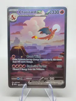Charizard EX 199/165 Sv: Scarlet & Violet 151 NM (CLEAN) Pokemon TCG 🔥 - Image 1
