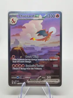 Charizard EX 199/165 Sv: Scarlet & Violet 151 NM (CLEAN) Pokemon TCG 🔥 - Image 2