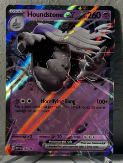 Pokemon TCG - Houndstone Ex SVP 162 Black Star & Greavard 100/197 Promo - NM - Image 2