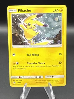 Pikachu SM98 Pokemon Sun & Moon Black Star Promo Lightly Played - Image 1
