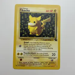 1999 Pokemon Pikachu #1 "ivy" Black Star Promo NM LP WOTC Wizards - Image 1