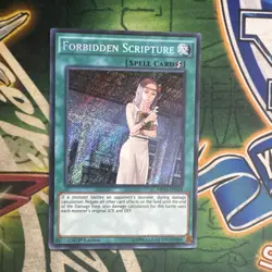 Yugioh! Forbidden Scripture MP15-EN038 Secret Rare 1st Edition NM - Image 1