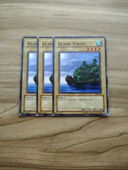 Yu-Gi-Oh! - Island Turtle 3X - Full Playset - Image 1