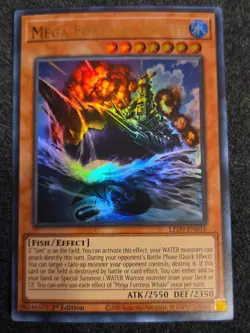 Mega Fortress Whale LED9-EN016 Yu-Gi-Oh! Card Near Mint 1st Edition - Image 1