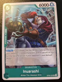 Inuarashi OP08-022 Uncommon Two Legends One Piece Card Game - Image 1