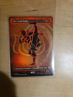 Fire lord Zuko NEON INK FOIL (Magic The Gathering) (Avatar - ATLA) 0360 NM - Image 1