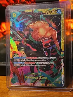 Roronoa Zoro OP06-118 Parallel Alt Art SEC Wings of Captain ONE PIECE NM - Image 1