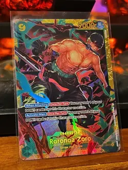 Roronoa Zoro OP06-118 Parallel Alt Art SEC Wings of Captain ONE PIECE NM - Image 2