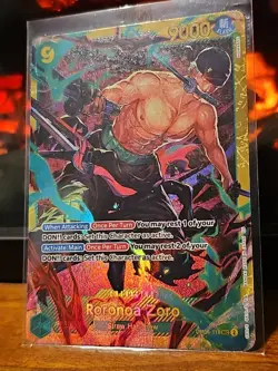 Roronoa Zoro OP06-118 Parallel Alt Art SEC Wings of Captain ONE PIECE NM - Image 3
