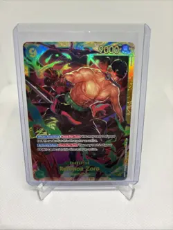 Roronoa Zoro OP06-118 Parallel Alt Art SEC Wings of Captain ONE PIECE NM B - Image 1
